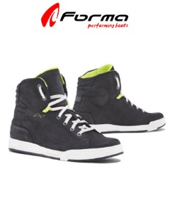 포르마FORMA SWIFT FLOW (BLACK-WHITE) 오토바이 바이크 신발 (메쉬 부츠)
