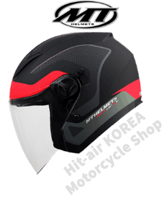 MT헬멧 볼레발드 오픈페이스 BOULEVARD 헬멧 MATT BLACK/RED - 02번 제품
