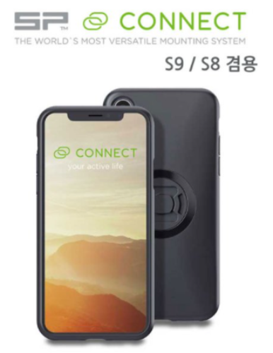 SP커넥트 CONNECT 모토 번들 갤럭시 S8/S9 오토바이거치대 핸드폰거치대 에스피커넥터