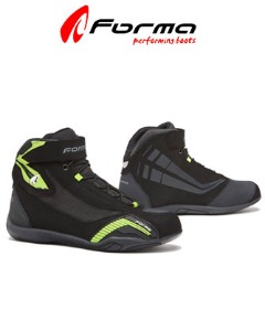 포르마 FORMA GENESIS (BLACK-YELLOW FLUO) 에어메쉬 오토바이 바이크 신발 (부츠)