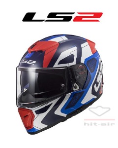 LS2 HELMETS   FF390 BREAKER ANDROID BLUE RED