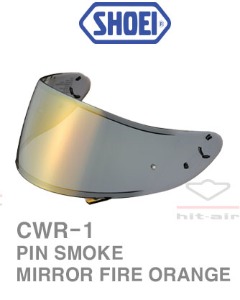 쇼에이SHOEI CWR-1 PIN SMOKE MIRROR FIRE ORANGE