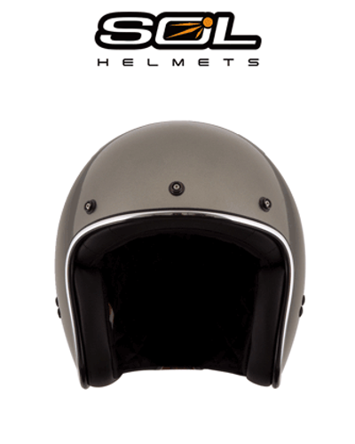 SOL AO-1G 티타늄 클래식 헬멧