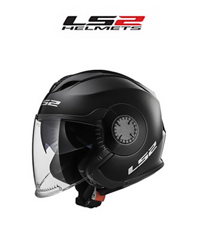 LS2 헬멧 OF570 VERSO SINGLE MONO GLOSS BLACK